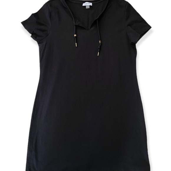 Calvin Klein Black Shirt Dress - Picture 3 of 12